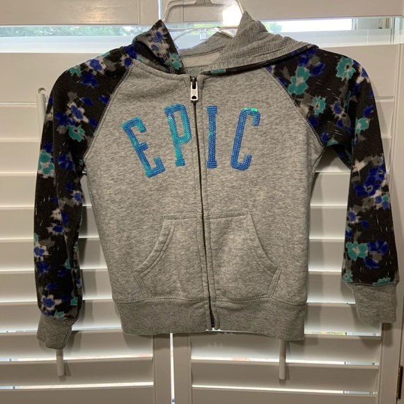 Youth Zip Hoodie Size 6 - Picture 2 of 4